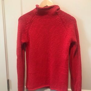 Funnel neck sweater